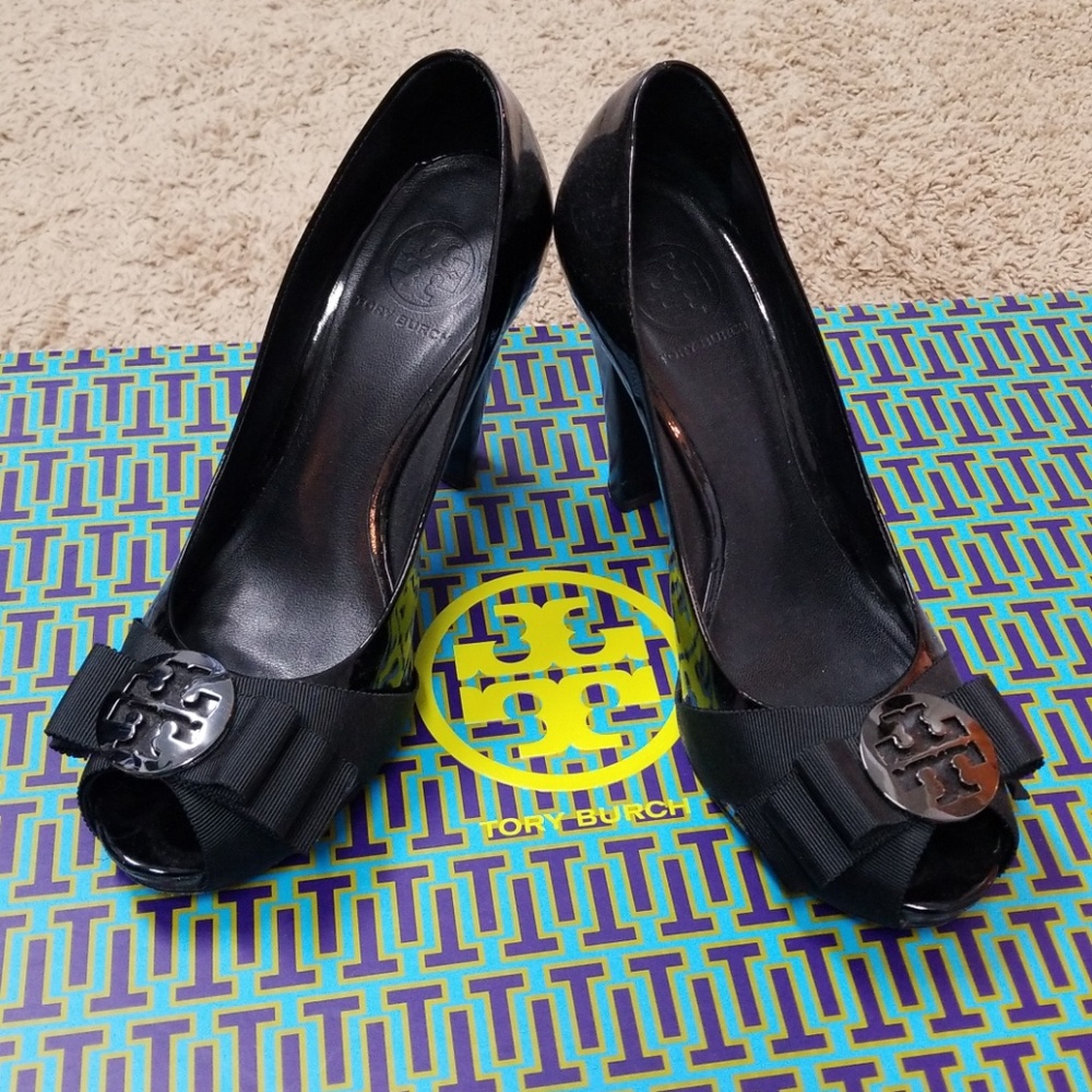 Tory Burch Peep Toe Heels